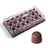Polycarbonate Chocolate Mold Bullet Shape for Chocolate Bonbons Candy 21 Cavity 12g/pieces Baking Pa