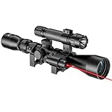 Pinty 3-9X40 Duplex Optical Hunting Rifle Scope Combo with...