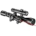 Pinty 3-9X40 Duplex Optical Hunting Rifle Scope Combo with Red Laser & Torch