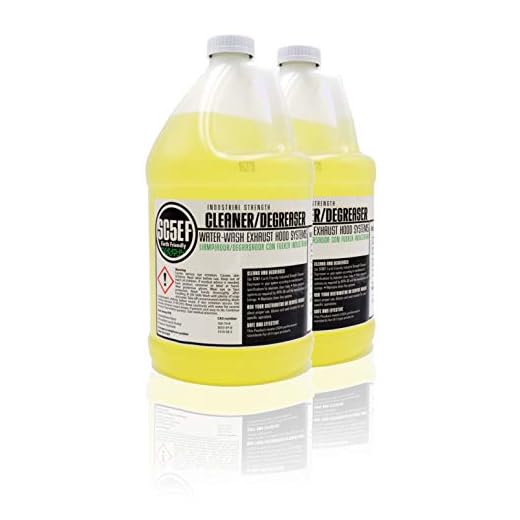 Industrial Strength Cleaner for Restaurant Hoods