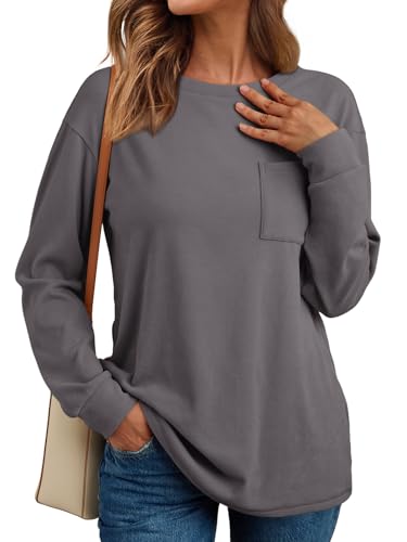 Image of AUTOMET Womens Long Sleeve T Shirts Crewneck Sweatshirts