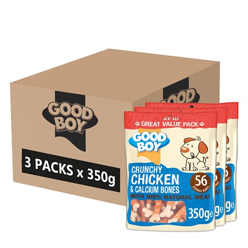Good Boy - Chicken and Calcium Bones - Dog Treats - Made Wit