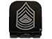 Thunderbolt Gunworks USMC Master Sergeant Stripes Laser Etched Hat Clip Black