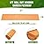 GDDGHS Garden Pathway, 8FT Roll Out Wooden Garden Pathway, Straight Cedar Garden Walkway for Outdoor Patio/Backyard/Beach/Wedding Party, Anti-Slip Roll Out Walkway Path Outdoor