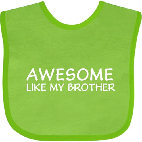 inktastic Awesome Like My Brother Baby Bib