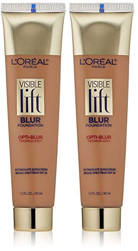 L'Oreal Paris Visible Lift Blur Foundation, 211 Honey Beige (2 Pack)
