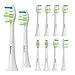 Toothbrush Heads Compatible with Philips Sonicare All HX Series (HX6018, C1, C2, C3, W2...), for Philips Electric Sonic Toothbrush Heads, Optimal Plaque Removal, Soft Bristles, White, 10 Pack