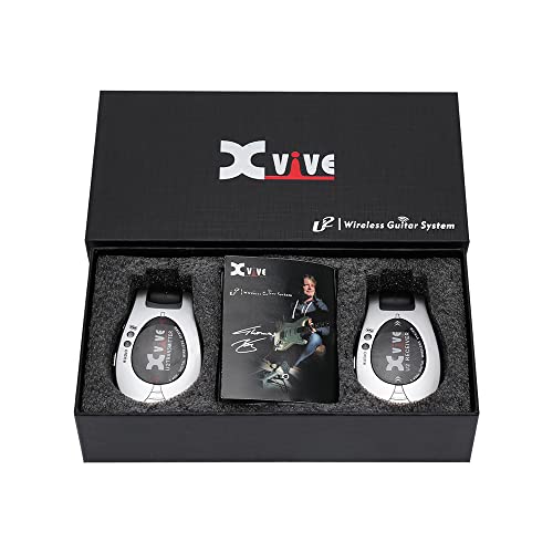 Xvive U2 – Émetteur / récepteur numérique, système sans fil pour guitare, basse et autres instruments, rechargeable 2,4… - Les Beatles, Paul McCartney, John Lennon, RIngo Starr, George Harrison Xvive U2 - Émetteur / récepteur numérique, système sans fil pour guitare, basse et autres instruments, rechargeable 2,4… – Image 5