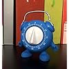Kitchen Timer, for Baking Teaching Cooking Egg Potty Training Cute 60 Mins Twist Timer with Ring Alert, No Battery (Blue)