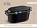KooK Enameled Cast Iron Dutch Oven for Sourdough Bread Baking - 3.4 Qt Pot with Lid for Even Heat Distribution - Includes Lid Lever