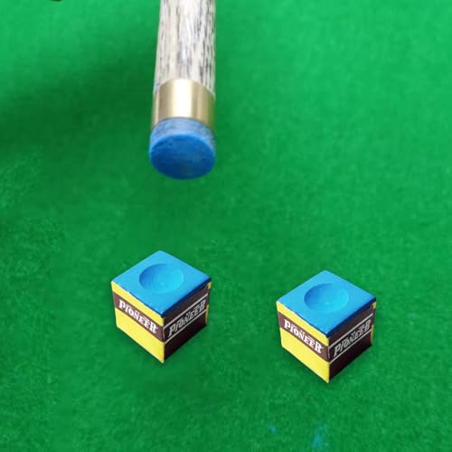 Proberos® 12pcs Snooker Chalk, Cue Chalk for Pool, Billiards, Snooker Small Square Chalk Blocks to Enhance Friction, Spin & Accuracy Prevent Miscues & Improve Shot Control Portable & Easy to Use