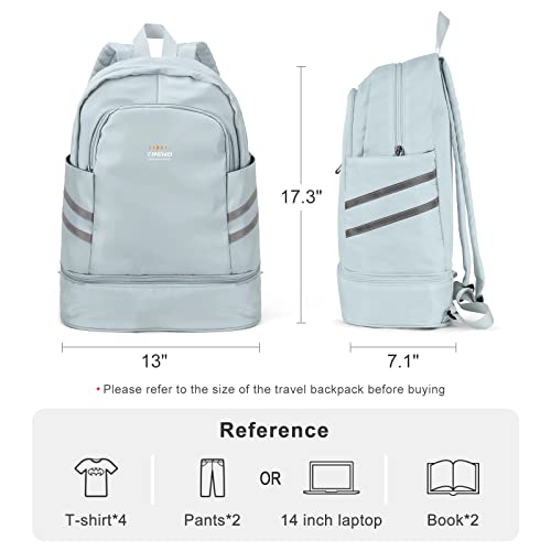 coofay Gym Backpack For Women Waterproof Backpack With Shoe Compartment Lightweight Travel Backpack Sports Backpacks Large Gym Bag