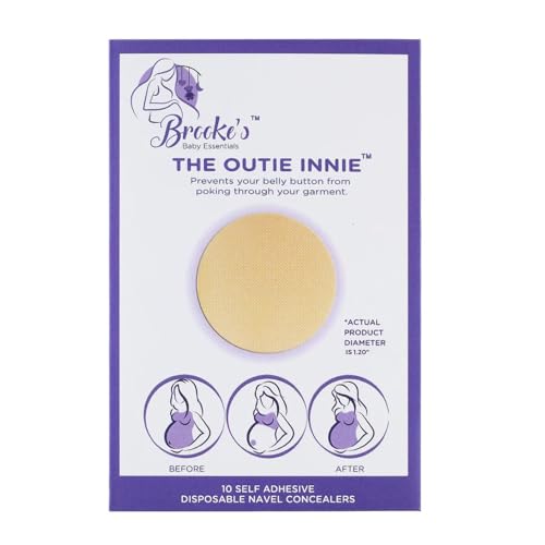 Brooke's Belly Button Covers – 10 Count | Pregnancy Essentials for Under Maternity Wear