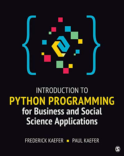 Introduction to Python Programming for Business and Social Science ...