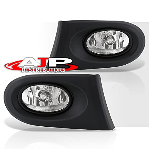 Ajp Distributors Jdm Front Driving Fog Lights Bumper Lamps Assembly Pair Set Lh Rh + Bulbs Switch Bezels Wiring Harness Kit Compatible/Replacement For Acura Rsx Dc5 Base Type-S 2002 2003 2004 02 03 04 #TOP1