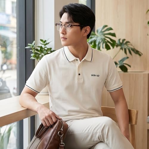 Image of Polo T Shirt for Man |with Collar | Half Sleeve | Summer Wear | Casual Pure Cotton T Shirt for Men (Available Size M- 4XL)
