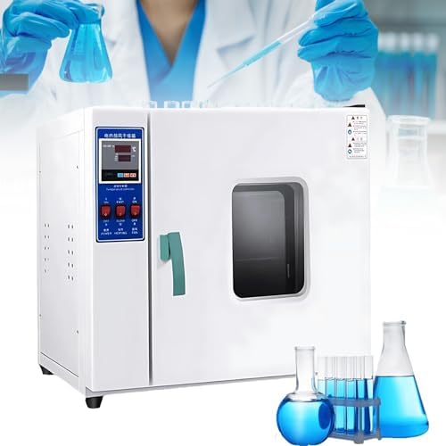 High-Temperature Laboratory Oven, 500W/800W Electric Heating Constant Temperature Drying Oven, 42.9L Capacity, Intelligent Digital Display for Accurate Testing