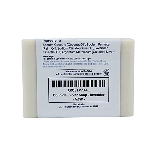 Silver Miracles Colloidal Silver Soap with Lavender image 5