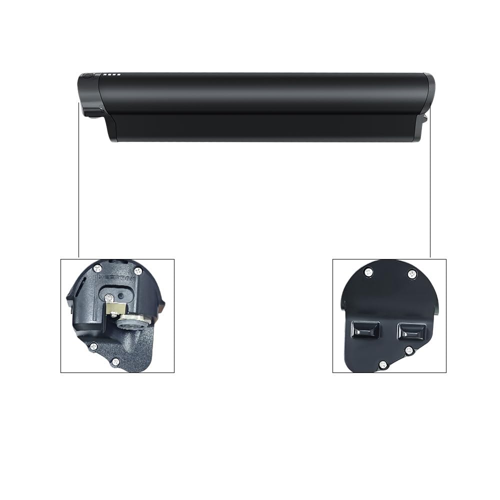 Batteria per bici elettrica Reention MINI PRO da 36 V/48 V, 14 Ah e 10,4 Ah, compatibile con le bici elettriche F.lli Schiano Braver/E-Mercury (36V15Ah H94mm)