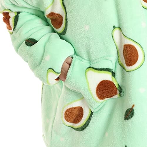 Hoodie Blanket Sweatshirt Oversized Warm Fluffle Blanket Giant Hoodie and Huge Pocket for Boys Girls One Size Fits All 4 4167QMsgALL. AC