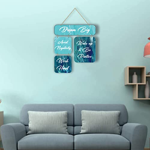 Image of Zesta Motivational Wooden Wall Hanging Decorative Items /Hanging Home Wall Decor Items /MDF Decoration Items /Cute Wall Art For Living Room /Home Decor Items Living Room