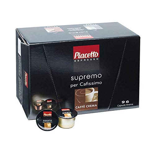 Piacetto Coffee Capsules Caffè Crema 96 Cafissimo capsules