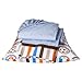 Bacati - Mod Sports Blue Toddler Sheet Set