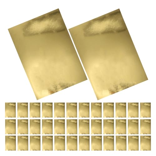 Papier cartonné doré A4 pour illuminer vos décorations de fête fait main