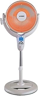 Optimus H-4500 14-Inch Oscillating Pedestal Digital Dish Heater with Remote