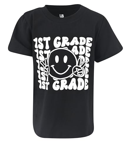 Image of Unique Baby Boys 1st Grade Vibes Only Back to School T Shirt