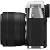 FUJIFILM X-T30 II Mirrorless Camera with XC 15-45mm OIS PZ Lens (Silver) - 7PC Accessory Bundle Includes: Sandisk Ultra 32GB SD, Card Reader, Gadget Bag, Blower. Microfiber Cloth and Cleaning Kit
