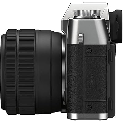 FUJIFILM X-T30 II Mirrorless Camera with XC 15-45mm OIS PZ Lens (Silver) - 7PC Accessory Bundle Includes: Sandisk Ultra 32GB SD, Card Reader, Gadget Bag, Blower. Microfiber Cloth and Cleaning Kit