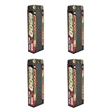 Gens ace Redline Drag Racing Series 6300mAh 7.4V 130C 2S2P HardCase Lipo Battery(4Pcs)