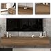 Atelier Mobili Floating TV Stand for Up to 80 Inch TVs – Wall Mounted Entertainment Center with Storage – Modern Floating Media Console with Cable Management – Walnut