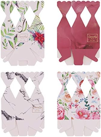 JJoexyfit 40 Pcs Wedding Party Favour Boxes, Sweet Candy Boxes Small Gift Boxes with Ribbons for Wedding Birthday Party Christmas Decoration