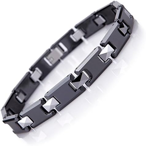 URBAN JEWELRY Stunning Solid Tungsten Link Bracelet for Men