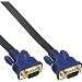 Produktbild InLine 17803F S-VGA Flachkabel 15-polig HD Stecker auf Stecker 0, 3m Schwarz
