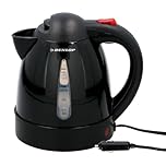 Dunlop 24v Car Kettle, Portable Travel Car Truck Kettle Water Heater Electric Water Kettle for Tea Coffee Making, Black