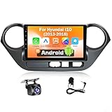 (Upgrade Cooling) Fecimodiv Screen for Hyundai Grand I10 2013 2014 2015 2016 2017 2018 with Wireless CarPlay Android Auto, 9
