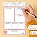 Eaasty 2 Pcs 120 Sheets Mom's No Nag to Do List 6 x 9 Packing List Checklist Notepad Cruise Checklist Essentials Note Pad for Organizing Goals, Notepad