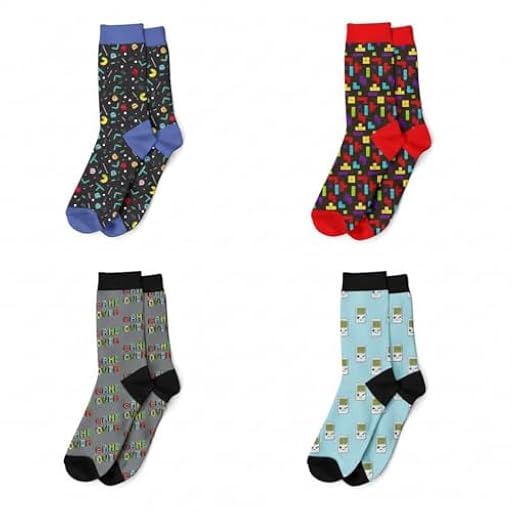 SUPERMOLON Pack 4 Pares Calcetines Hombre Divertidos, Estampados con Dibujos, Regalos Originales, Calcetines Hombre Casual, Tallas 42-47 (FR/ES, Números, 42, 47, Regular, Alto, Videojuegos) | Ya disponible en tu tienda friki favorita! En mundofriki.es! SUPERMOLON Pack 4 Pares Calcetines Hombre Divertidos, Estampados con Dibujos, Regalos Originales, Calcetines Hombre Casual, Tallas 42-47 (FR/ES, Números, 42, 47, Regular, Alto, Videojuegos) | Ya disponible en tu tienda friki favorita! En mundofriki.es!