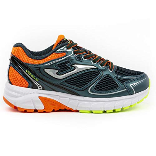 KiarenzaFD Joma Zapatillas Tenis Strada Junior J_VITALY 917 Verde-Naranja Fashion Hombre, J_VITAW_917_38, Verde-Arancio, 38
