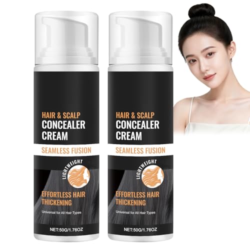 Crema coprente per capelli e cuoio capelluto, copre le radici dei capelli, rafforza l'attaccatura dei capelli, crema riempitiva per calvi e capelli sottili, coprente impermeabile e resistente al