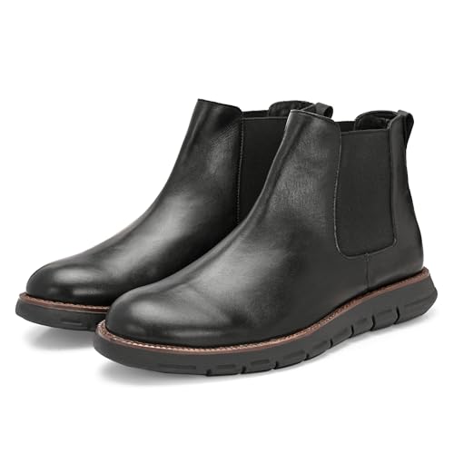 Image of Legwork Hybrid Crossover Metropolitan High Ankle Chelsea Boots | Slip-On Formal & Casual Style Shoes | Winter Urban Riding Sleek Boots