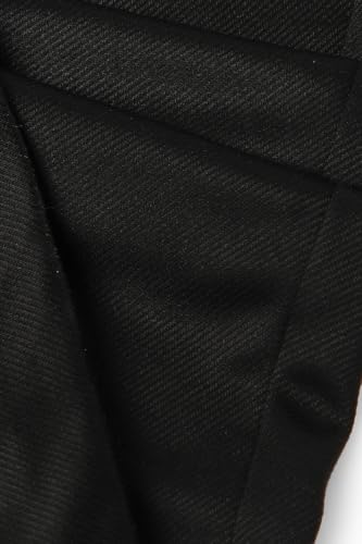 Image of SNITCH Men Casual Trousers | Loose Fit Pleated Front Plain Wide-Leg Style | Lightweight Polyester Blend Medium-Stretch Fabric for Summer & All-Day Comfort Wear