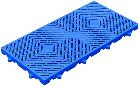 Waterproof Polyethylene Storage Mats, Moisture-Proof Floor Pallets for Garages, Supermarkets, Basements - Durable 60x30x3cm (23.6x11.8x1.18in) Grid Design