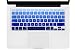 DHZ Keyboard Cover Silicone Skin for MacBook Air 13 and MacBook Pro 13" 15" 17" (with or w/out Retina,Not Fit 2016 Macbook Pro 13 15 with/without Touch Bar) US Layout (Light Blue Gradient)