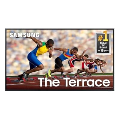 Samsung 65-Inch Class Neo QLED 4K The Terrace Full Sun, Neo Quantum HDR+, Dolby Atmos, Weatherproof, Outdoor TV, Anti-Reflection, Smart TV w/Alexa Built-in, (QN65LST9DAFXZA, 2024)