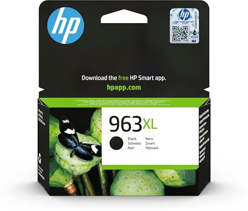 HP 963XL (3JA30AE) Original Druckerpatrone Schwarz mit hoher Reichweite für HP OfficeJet Pro 901x