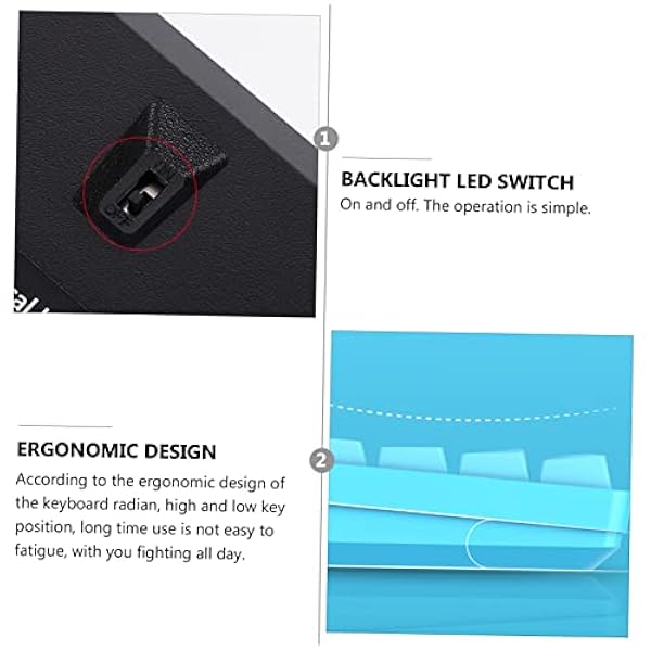 Gatuida 61 Mechanische Toetsenbord Computer Toetsenbord PC Laptop Toetsenbord Toetsenbord Toetsenbord Voor Laptop Toetsenbord Bedrade Teclados Inalambricos Backlight Toetsenbord Rgb